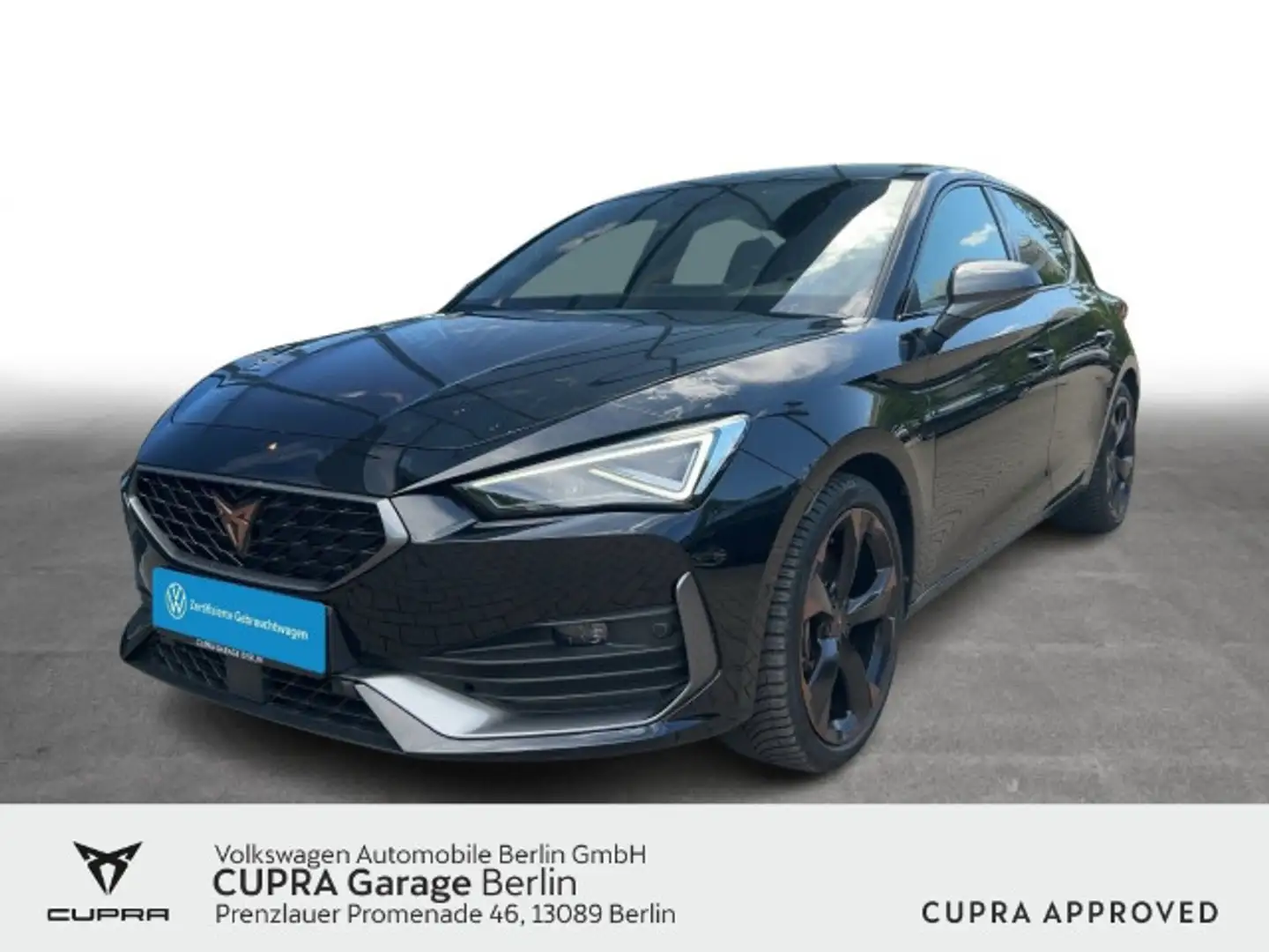 CUPRA Leon 1.5 eTSI DSG Climatronic Navi LED SHZ PDC Schwarz - 1