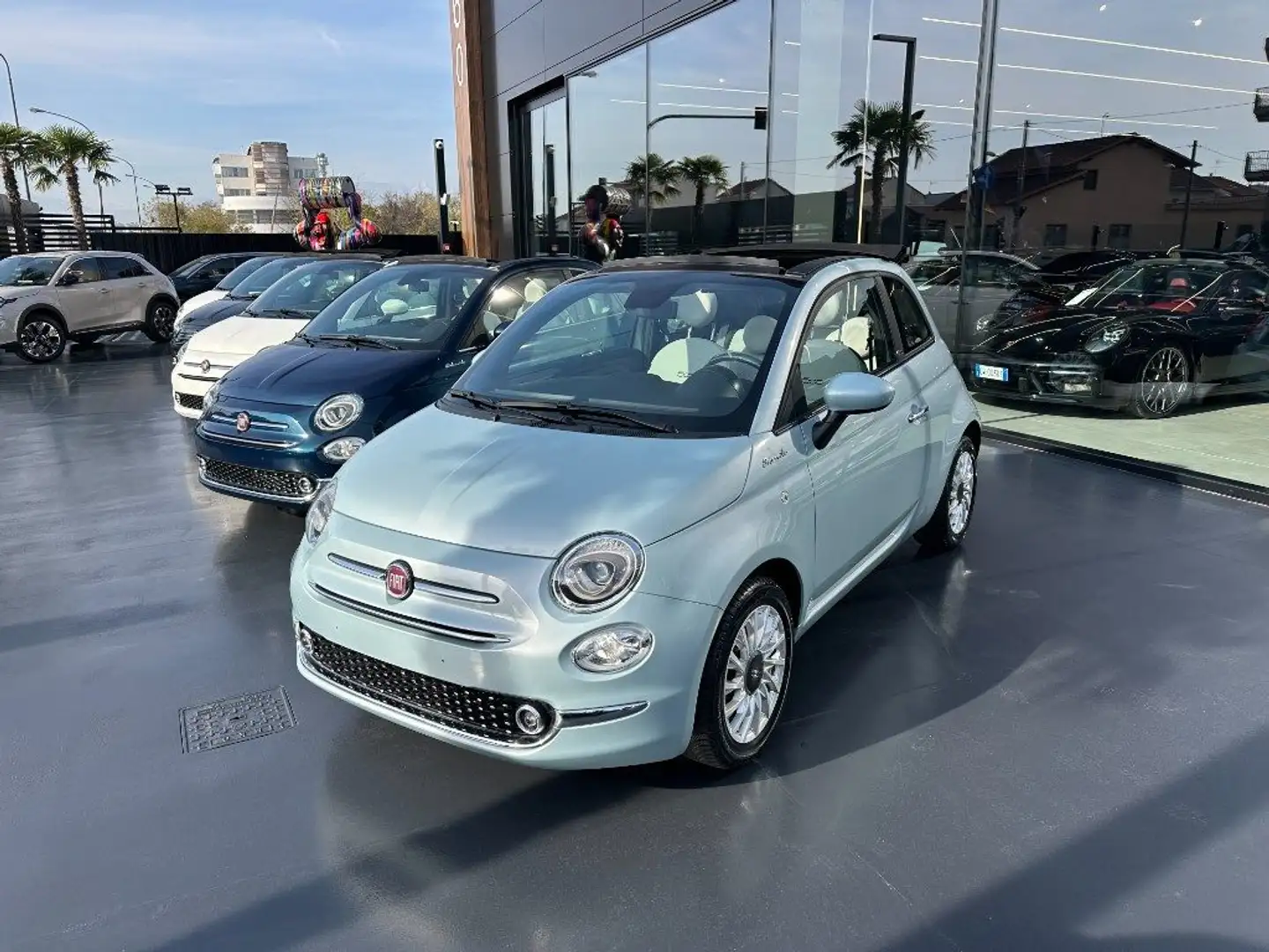 Fiat 500C 1.0 Hybrid Dolcevita Blau - 1