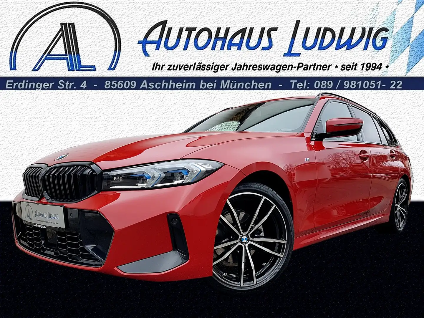 BMW 320 d xDrive*MSport*HUD*AHK*Panorama*Stdhzg*NP:81.629 Rot - 1