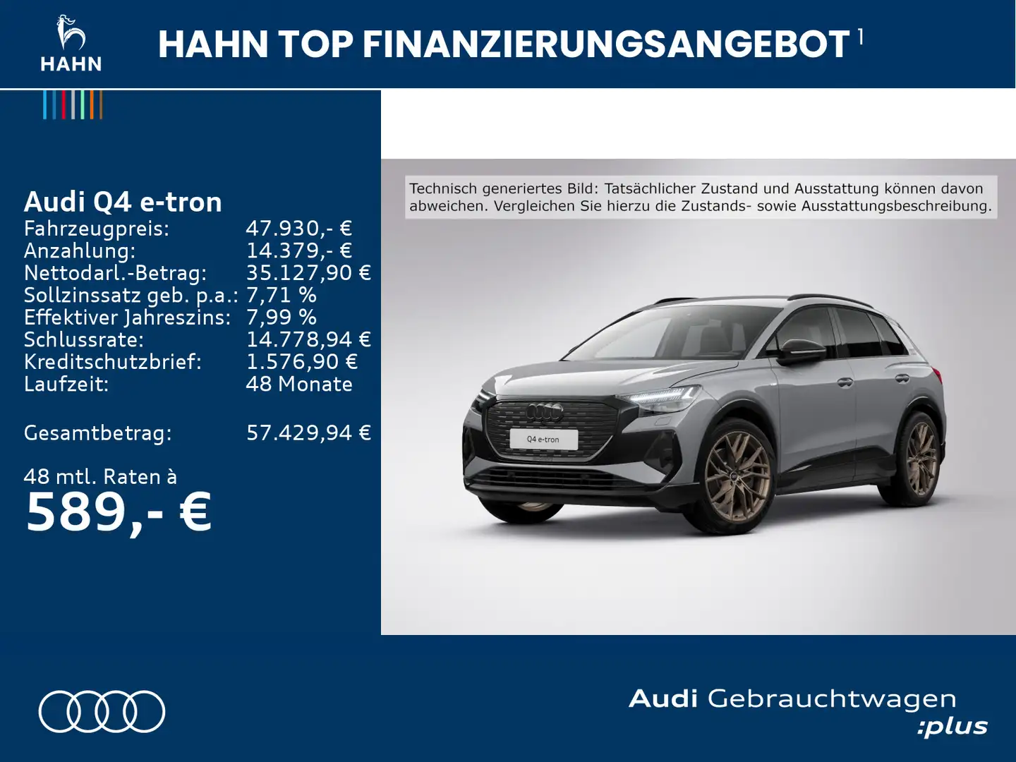 Audi Q4 e-tron Q4 45 e-tron S-line Edition AHK Matrix Navi PDC Grau - 2