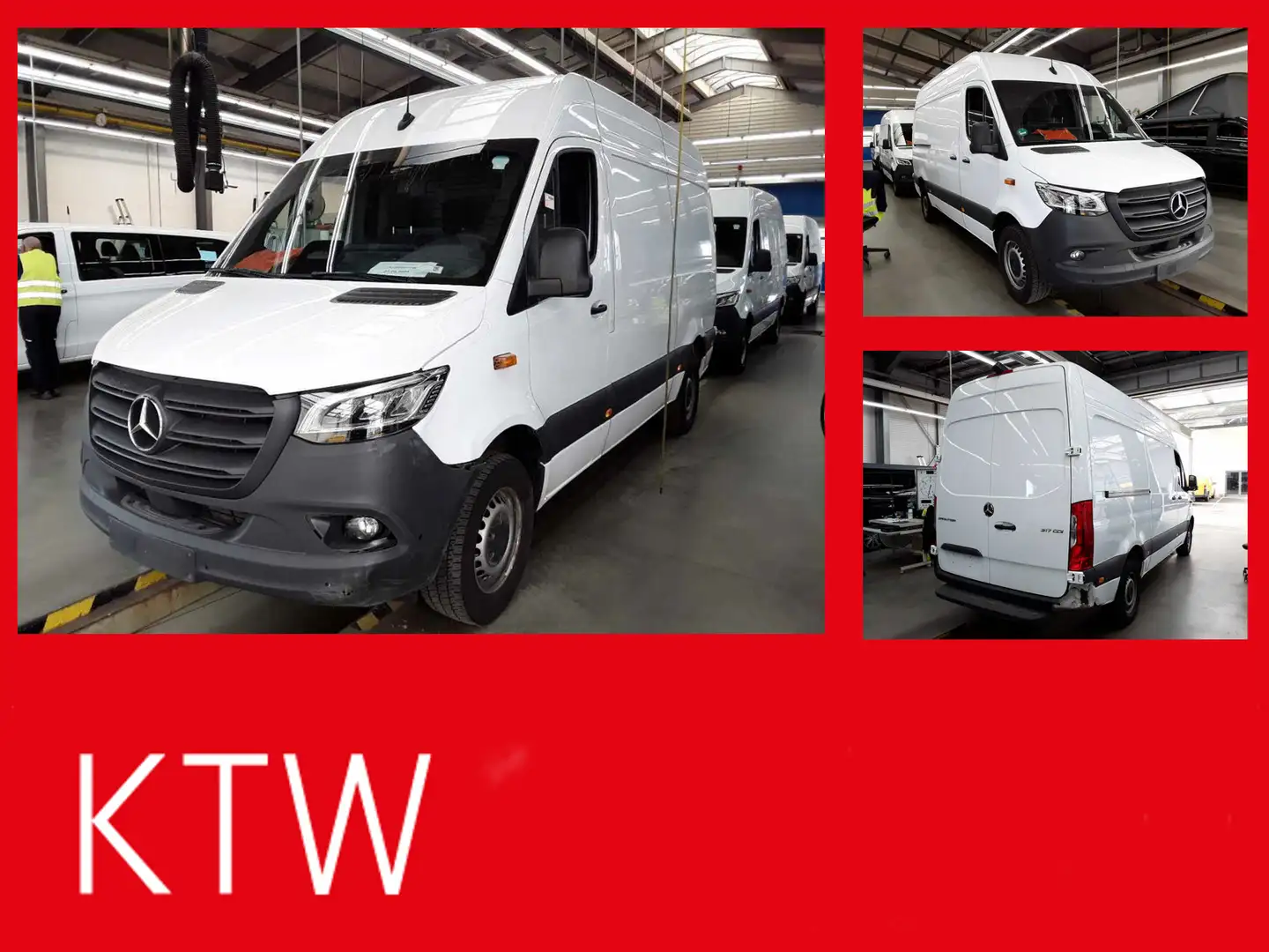 Mercedes-Benz Sprinter 317 CDI,L2H2,Automatik,Kamera,LED Wit - 1