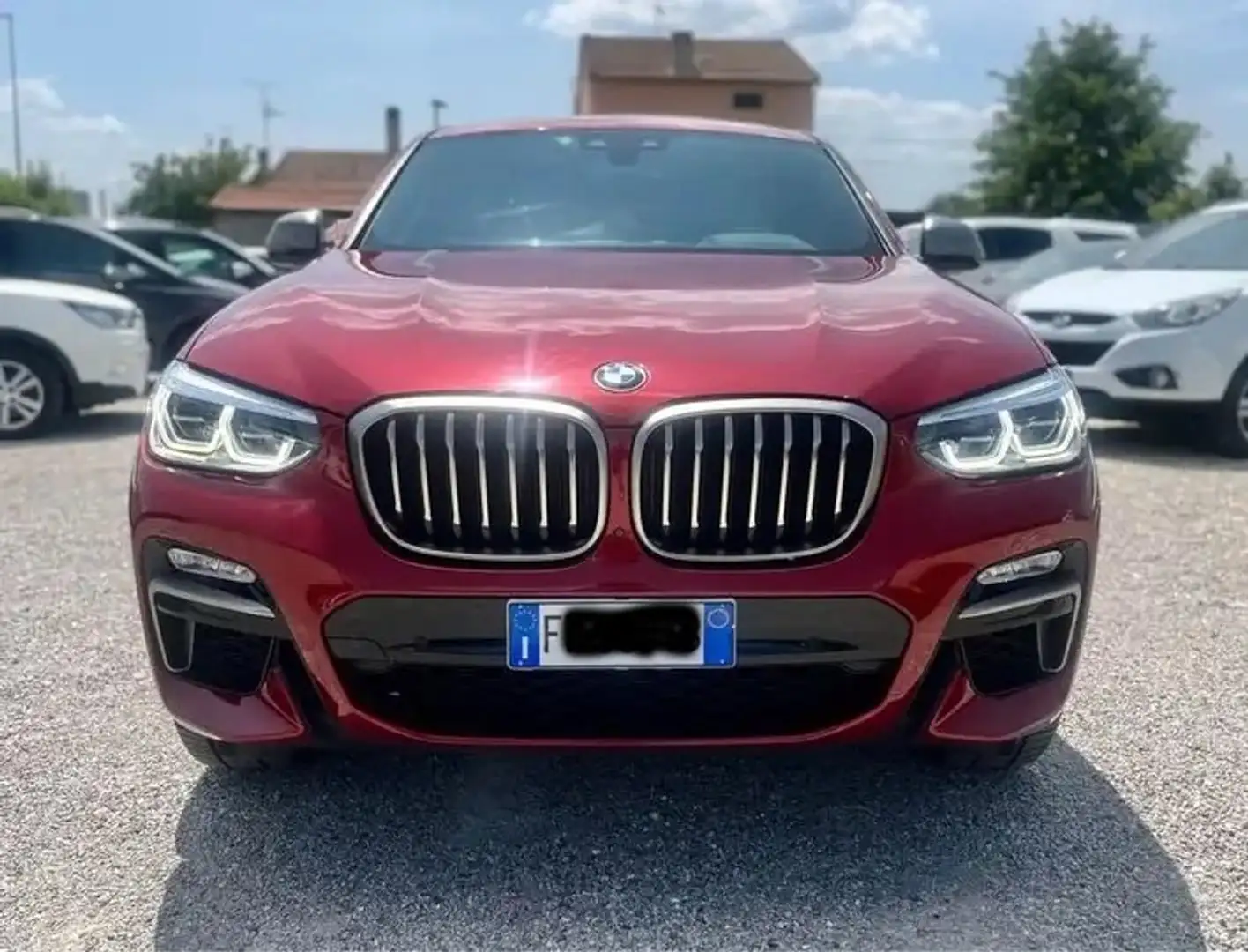 BMW X4 M X4 G02 2018 xdrive M40d auto Rosso - 1
