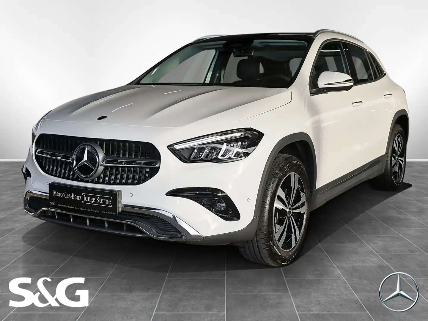 Mercedes-Benz GLA 180 Progressive MBUX+Pano+RüKam+Totwink Weiß - 1