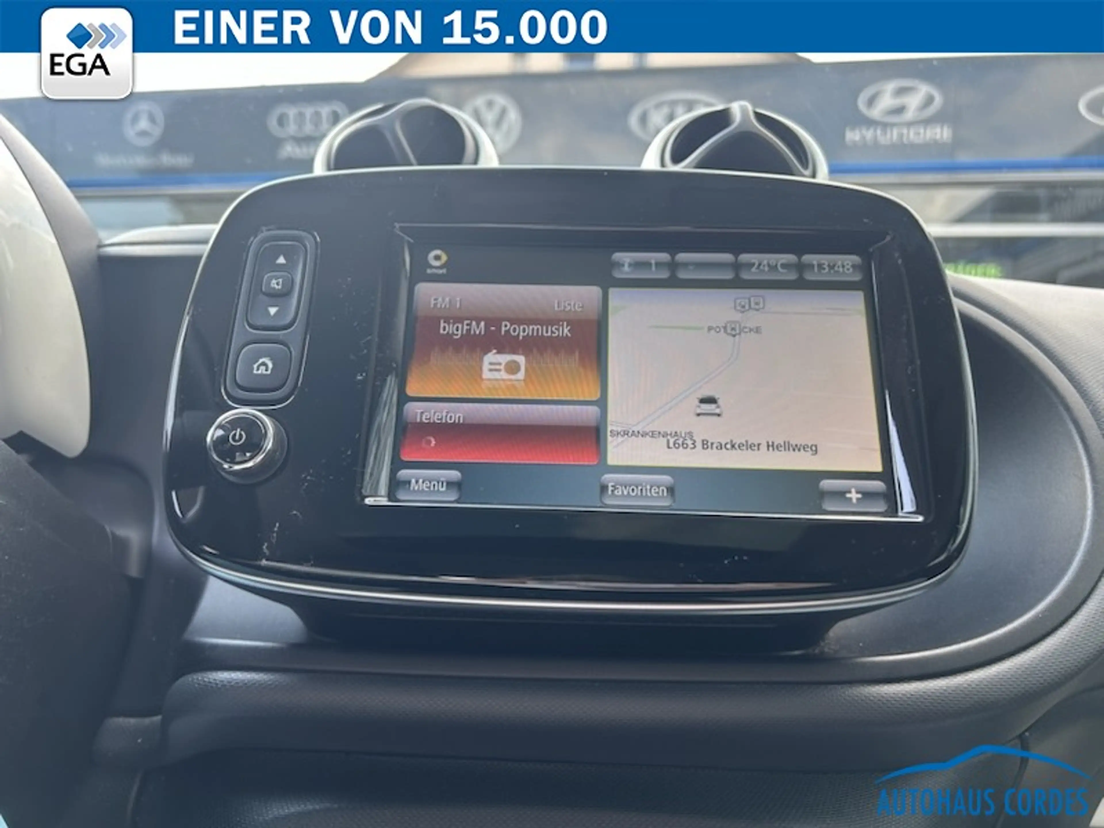 smart forTwo COUPE TWINAMIC KLIMA*PANORAMAD*LEDER*SHZG*NAVI — photo 13