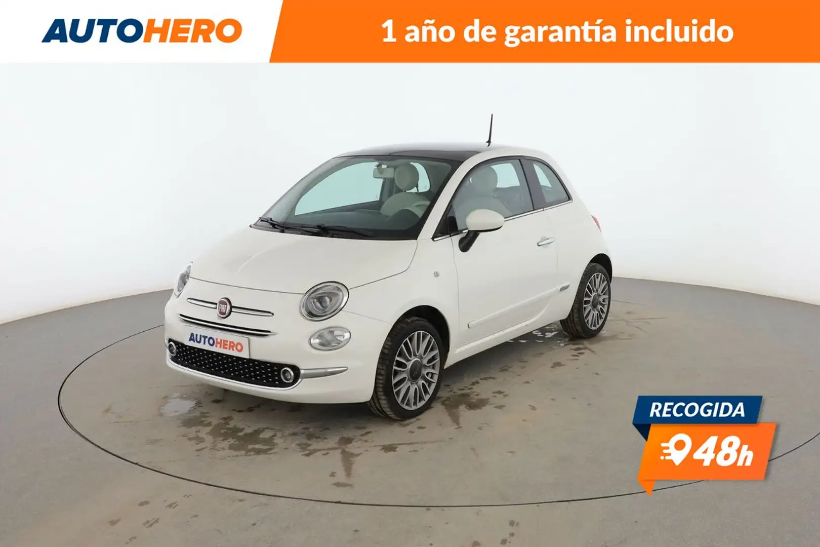 Fiat 500 1.2 Lounge Blanco - 1