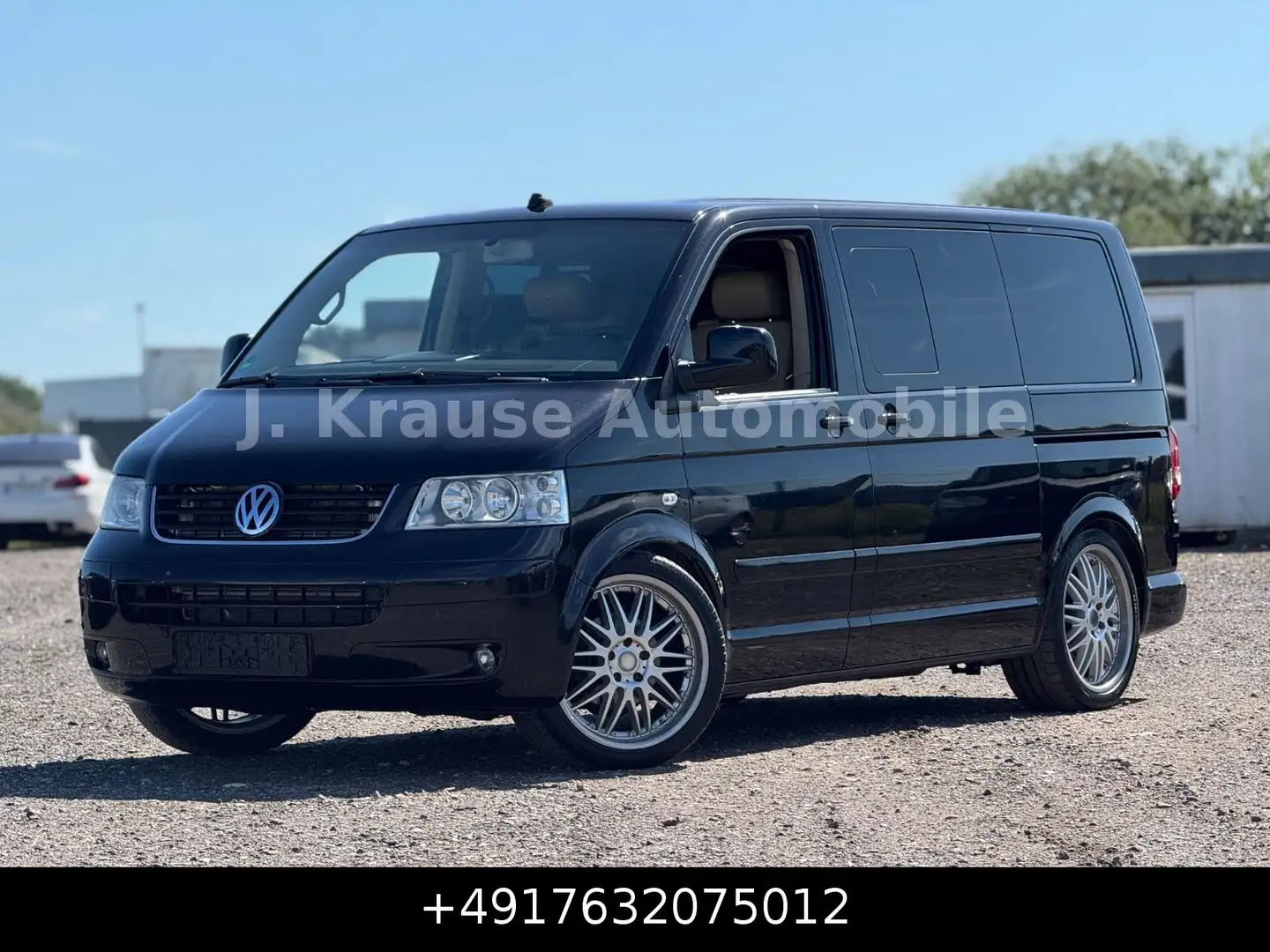 Volkswagen T5 Multivan Highline 2.5 TDI Aut. 7Sitz Vollauss Noir - 1