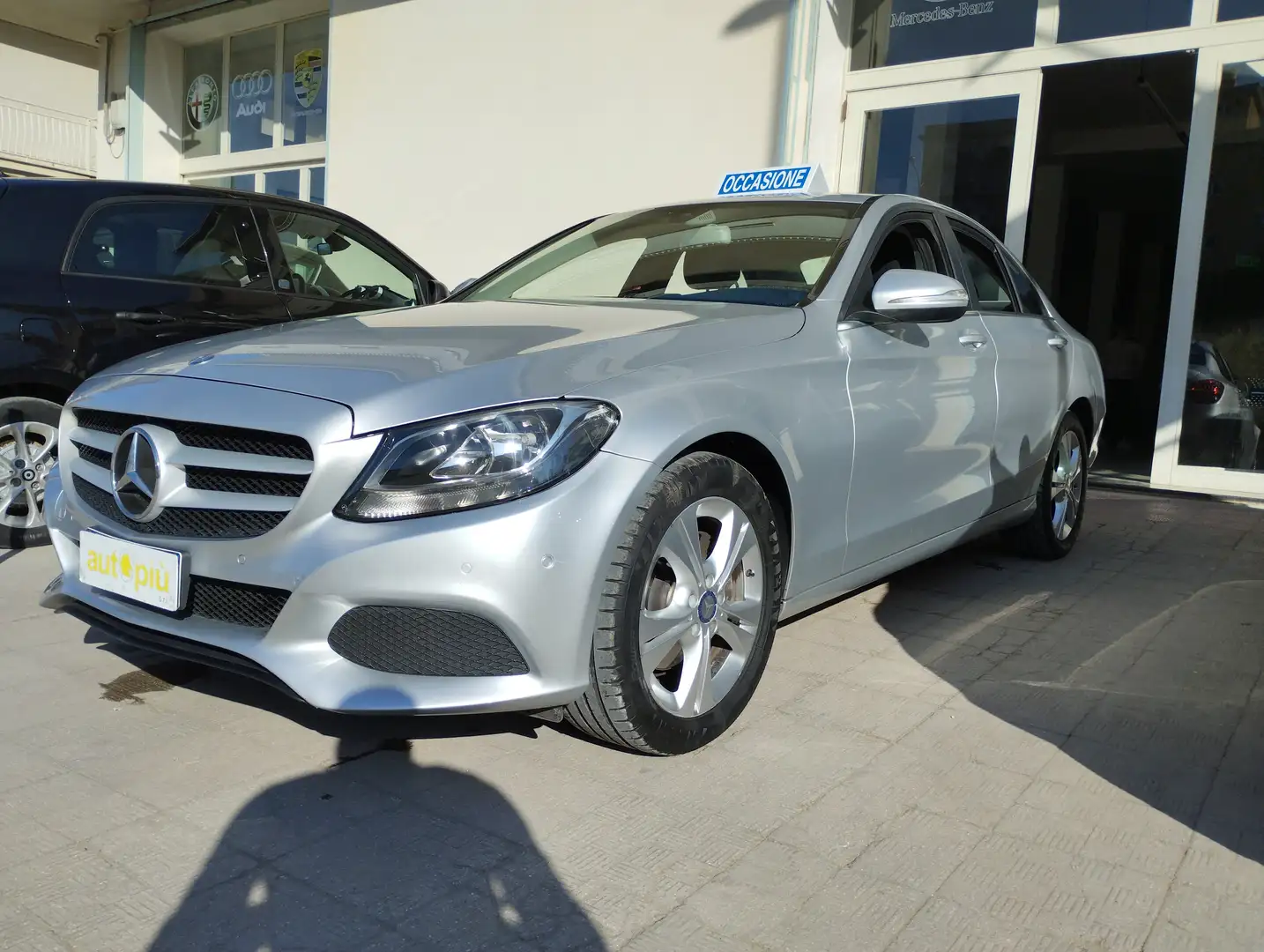 Mercedes-Benz C 220 d (bt) Business auto Argento - 1