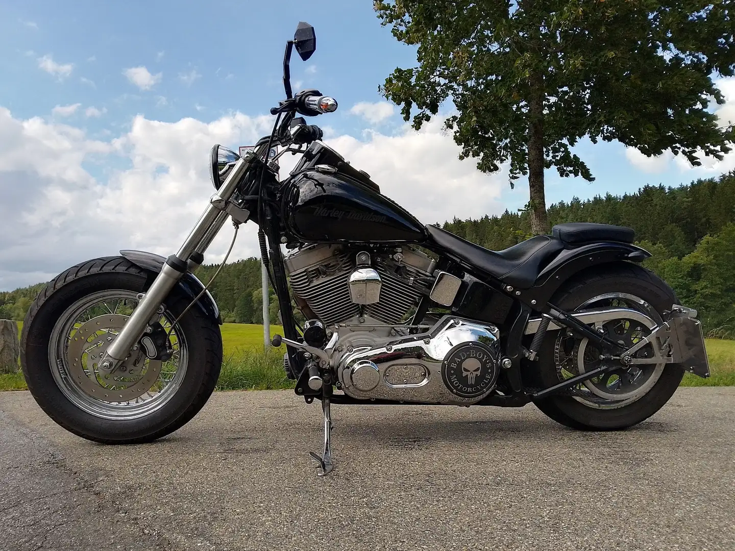 Harley-Davidson Softail Чорний - 2
