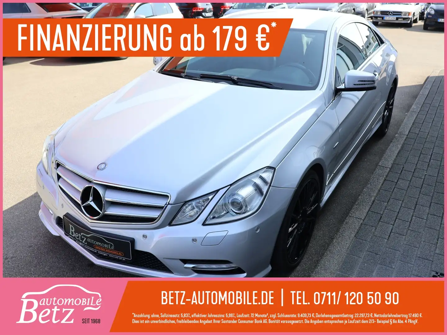 Mercedes-Benz E 250 CGI BlueEfficiency AMG SHZ PDC Silber - 1