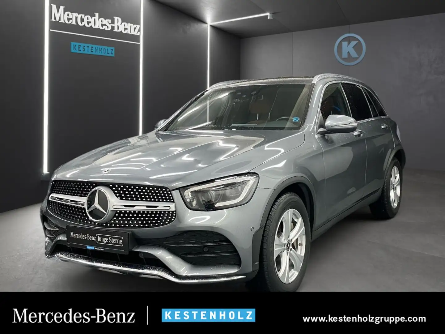 Mercedes-Benz GLC 300 d 4M AMG Stdhzg Multibeam Burmester AHK 9G Grau - 1