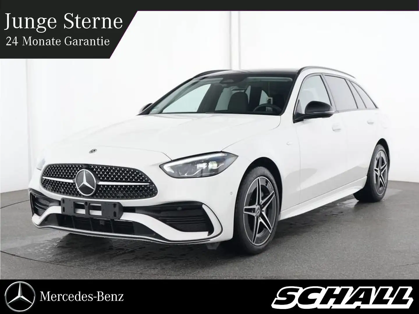 Mercedes-Benz C 300 T de AMG+NIGHT+LED+KAM+AMBI+MEMO+VOR-DISTR Weiß - 1