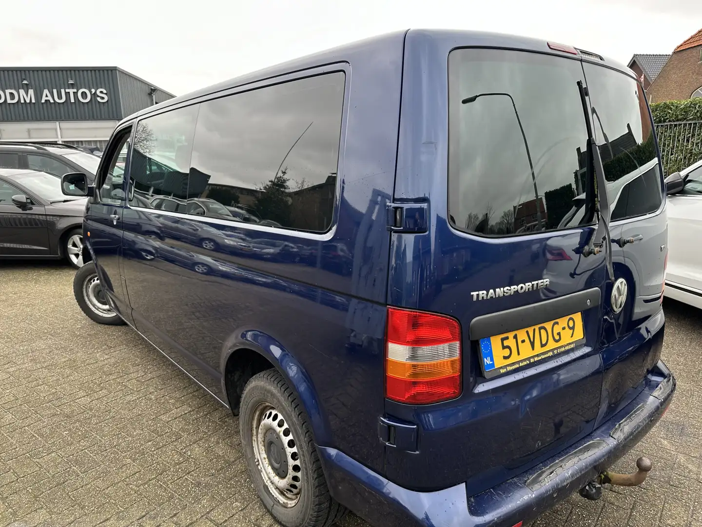 Volkswagen T5 Transporter 2.5 TDI 340 DC LONG BODY (MOTOR KAPOT) BTW Blauw - 2