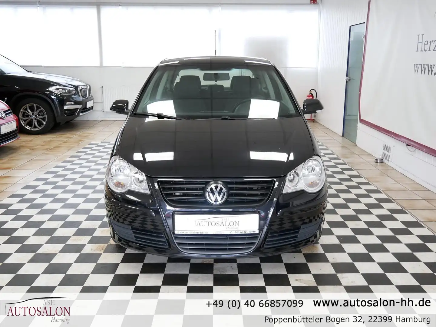 Volkswagen Polo IV Trendline*3Vorb*Klima*Servicege*Steuerkette Neu Zwart - 2