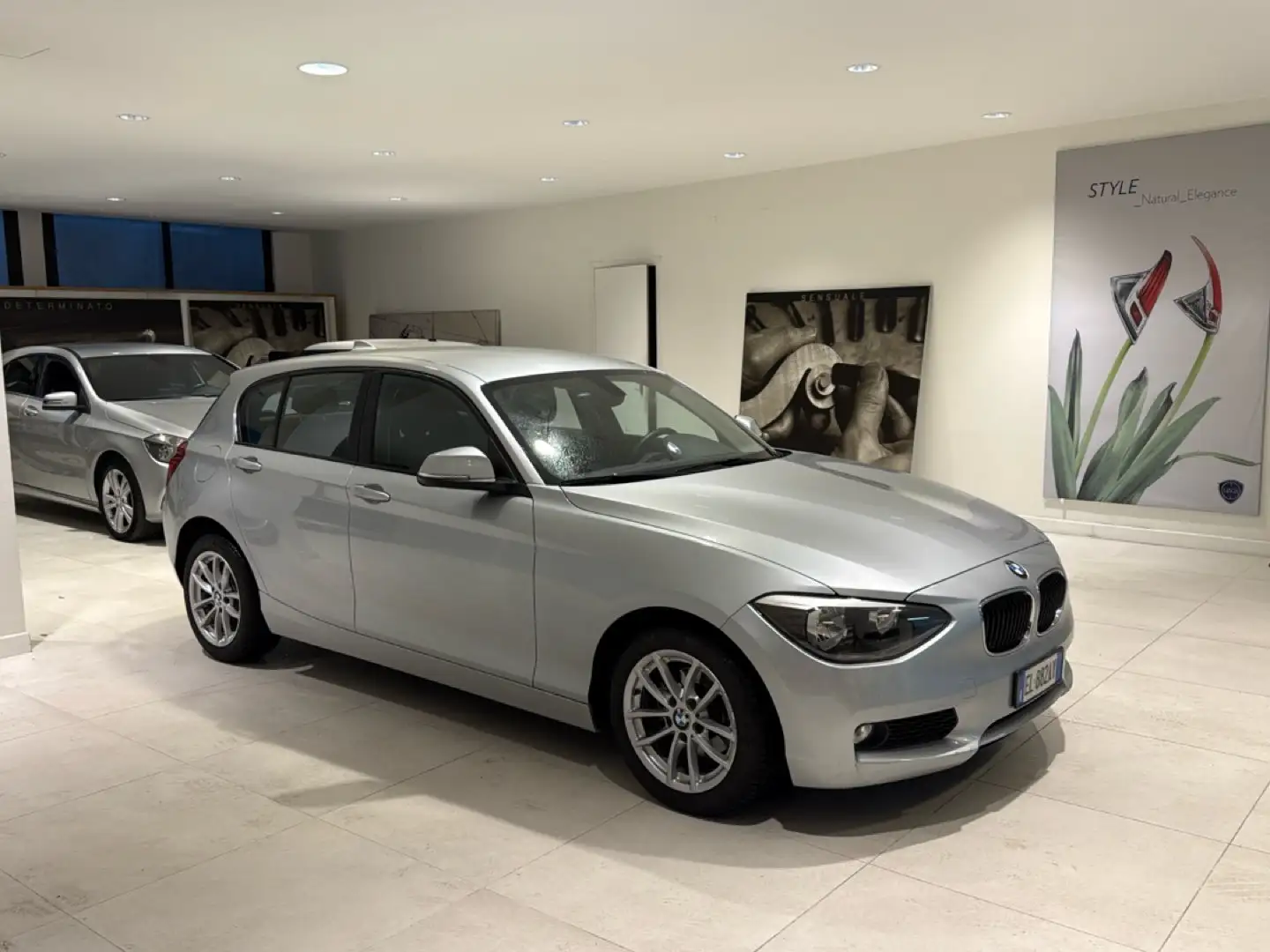 BMW 116 d 5porte 116cv Fendi Clima Bi-Zona TagliandiBmw Argent - 2