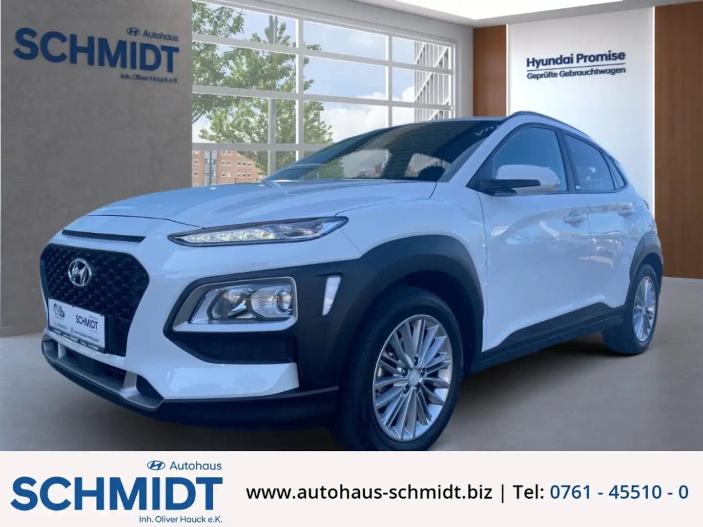 Hyundai KONA YES! 2WD 1.0 T-GDI Soundsystem Klimaautom DAB SHZ Wit - 1