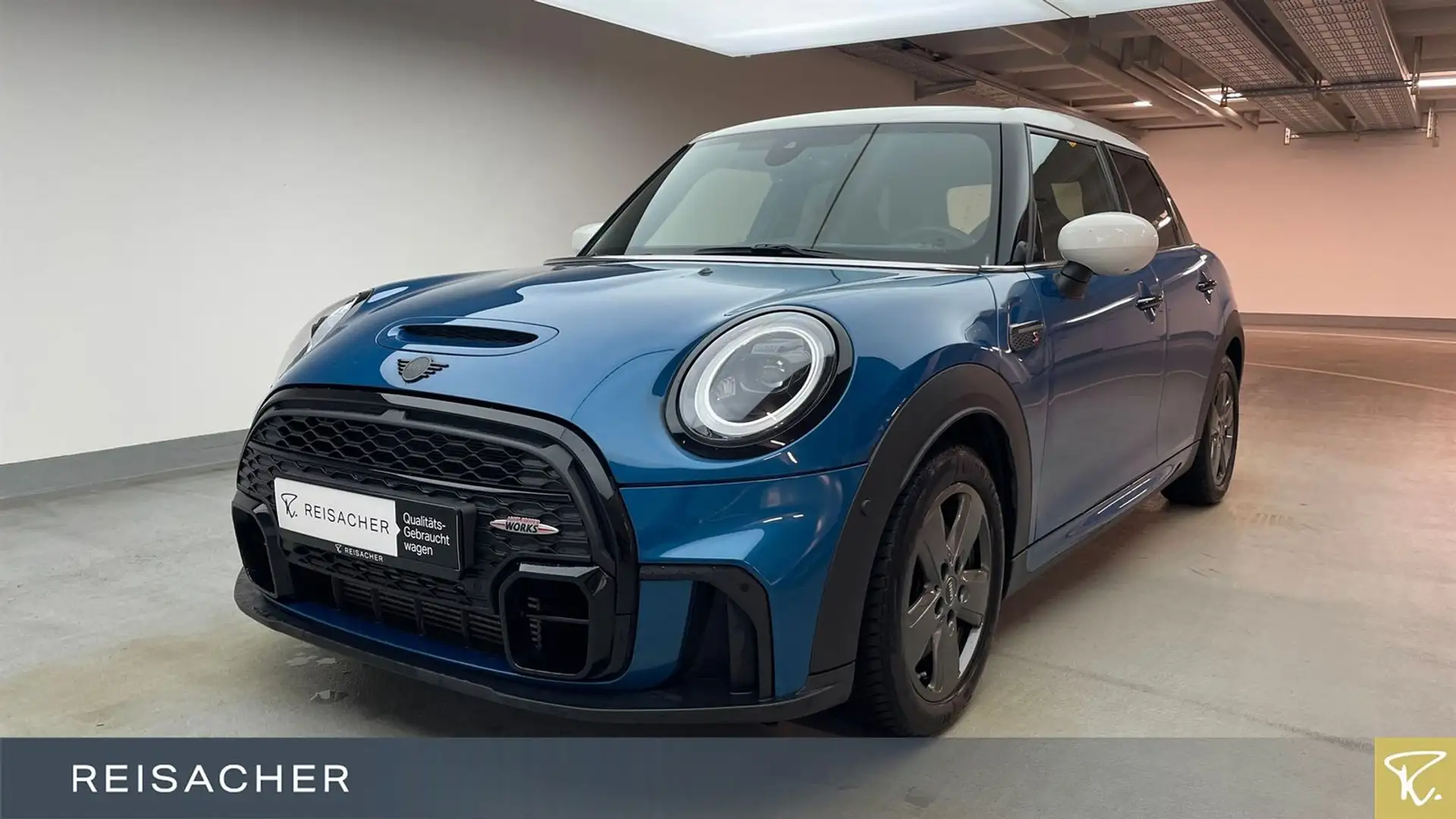 MINI Cooper S A 5-türig JCW-Trim Navi RFK HUD Keyless Blau - 1