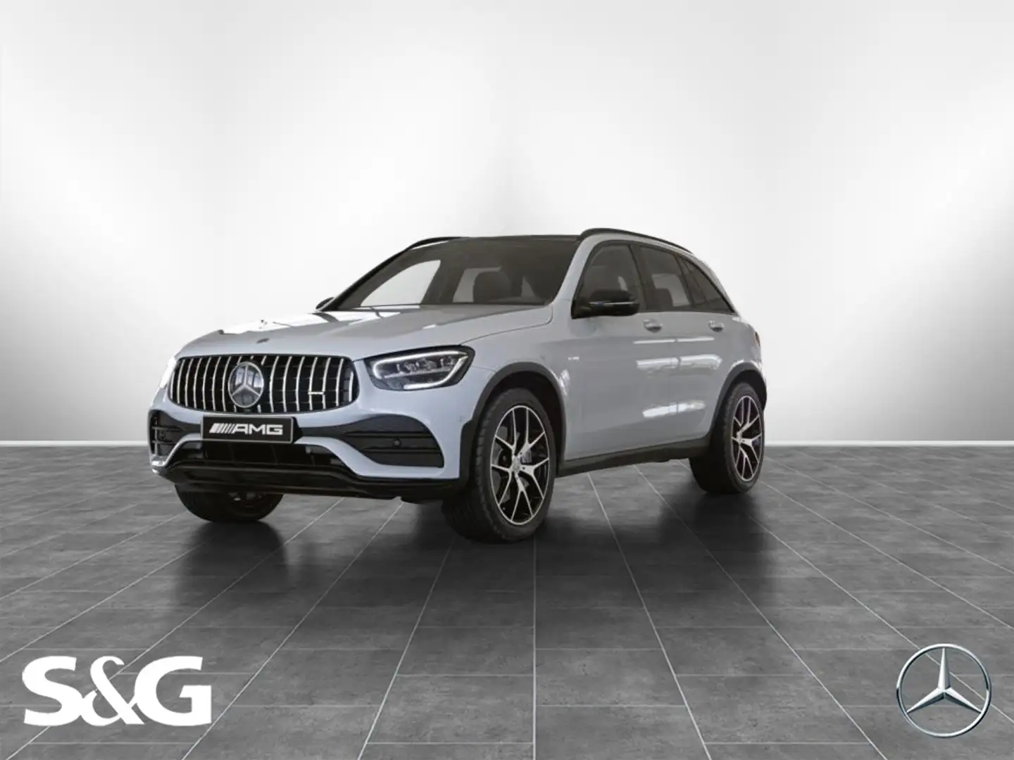 Mercedes-Benz GLC 43 AMG 4M AMG PANO+DISTR+360°+KEYLESS+LED+20 Blanc - 1