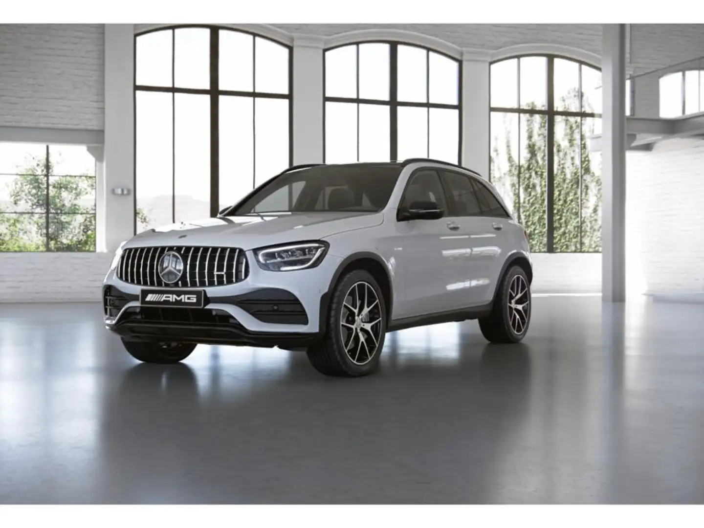 Mercedes-Benz GLC 43 AMG 4M AMG MBUX+360°+Pano+LED+Distro+20 Weiß - 1
