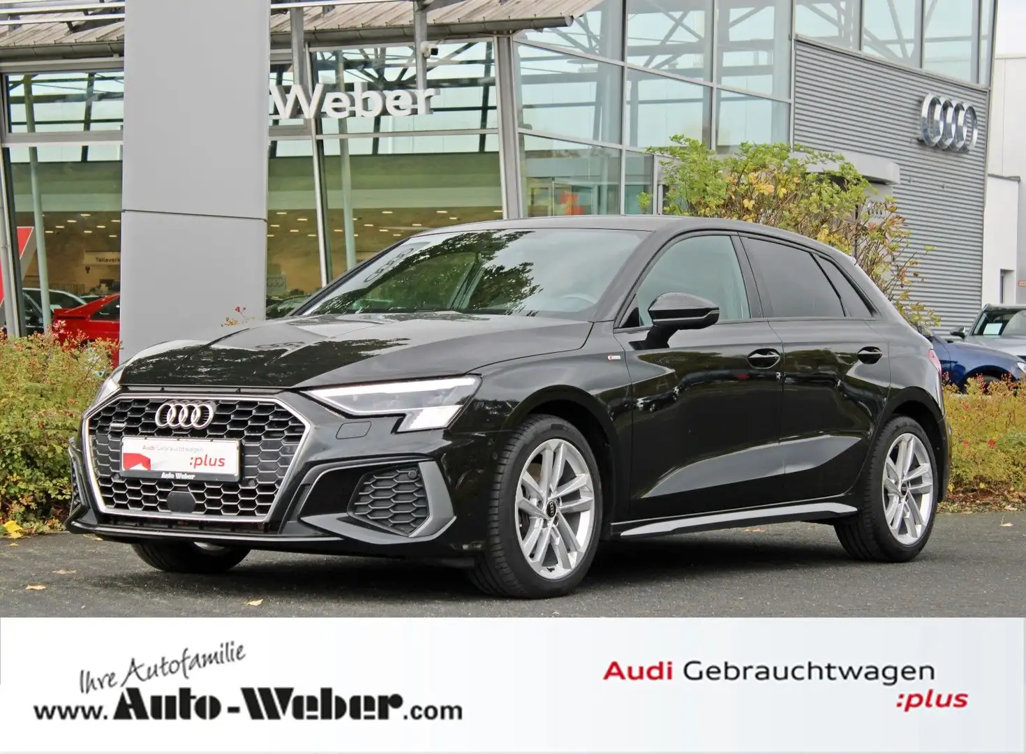 Audi A3 Sportback 40TDI qu S LINE KAMERA B&O MATRIX Schwarz - 1