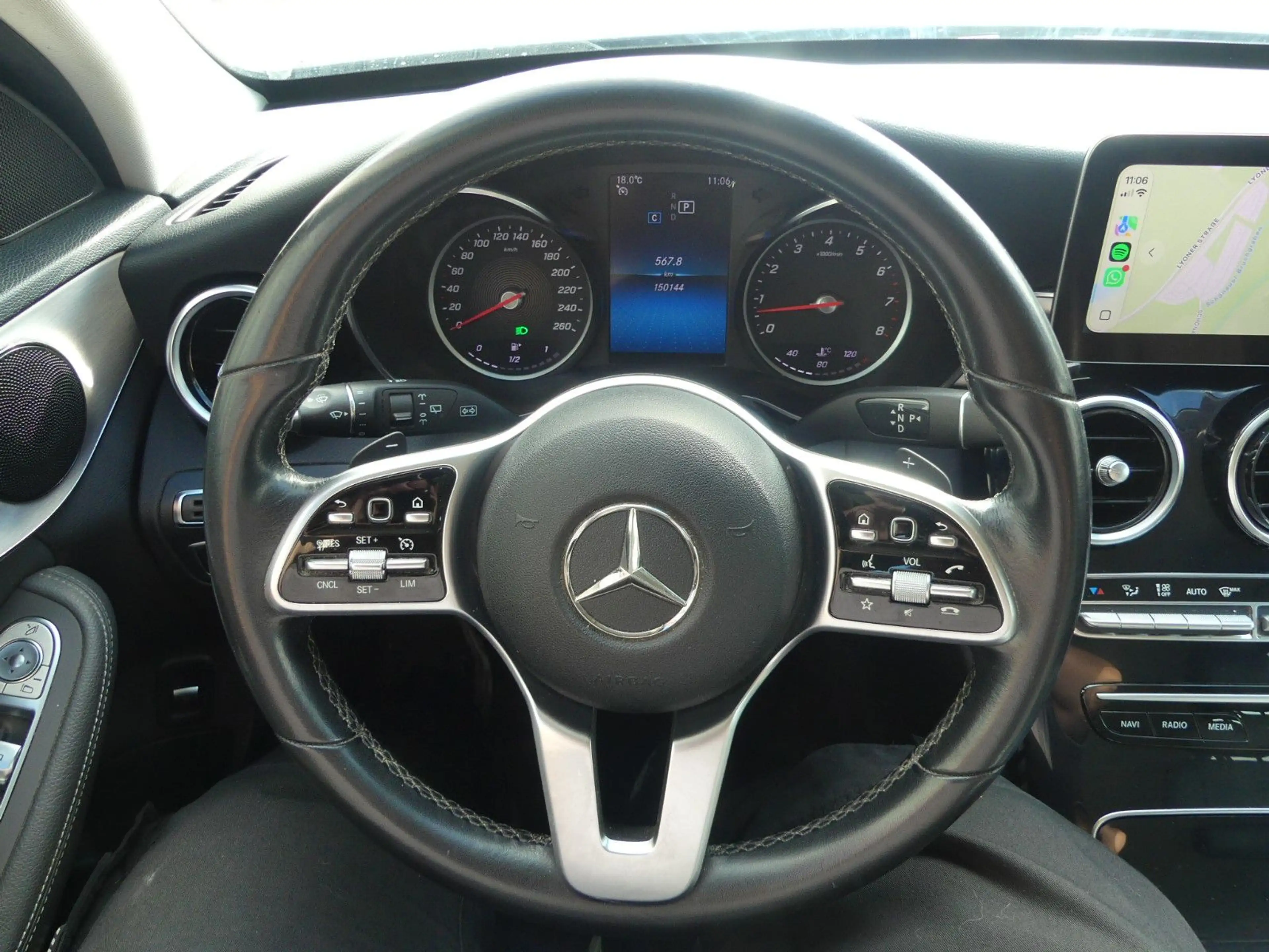 Mercedes-Benz C 180 T Avantgarde/Carplay/LED/Kamera/Teilleder — photo 9