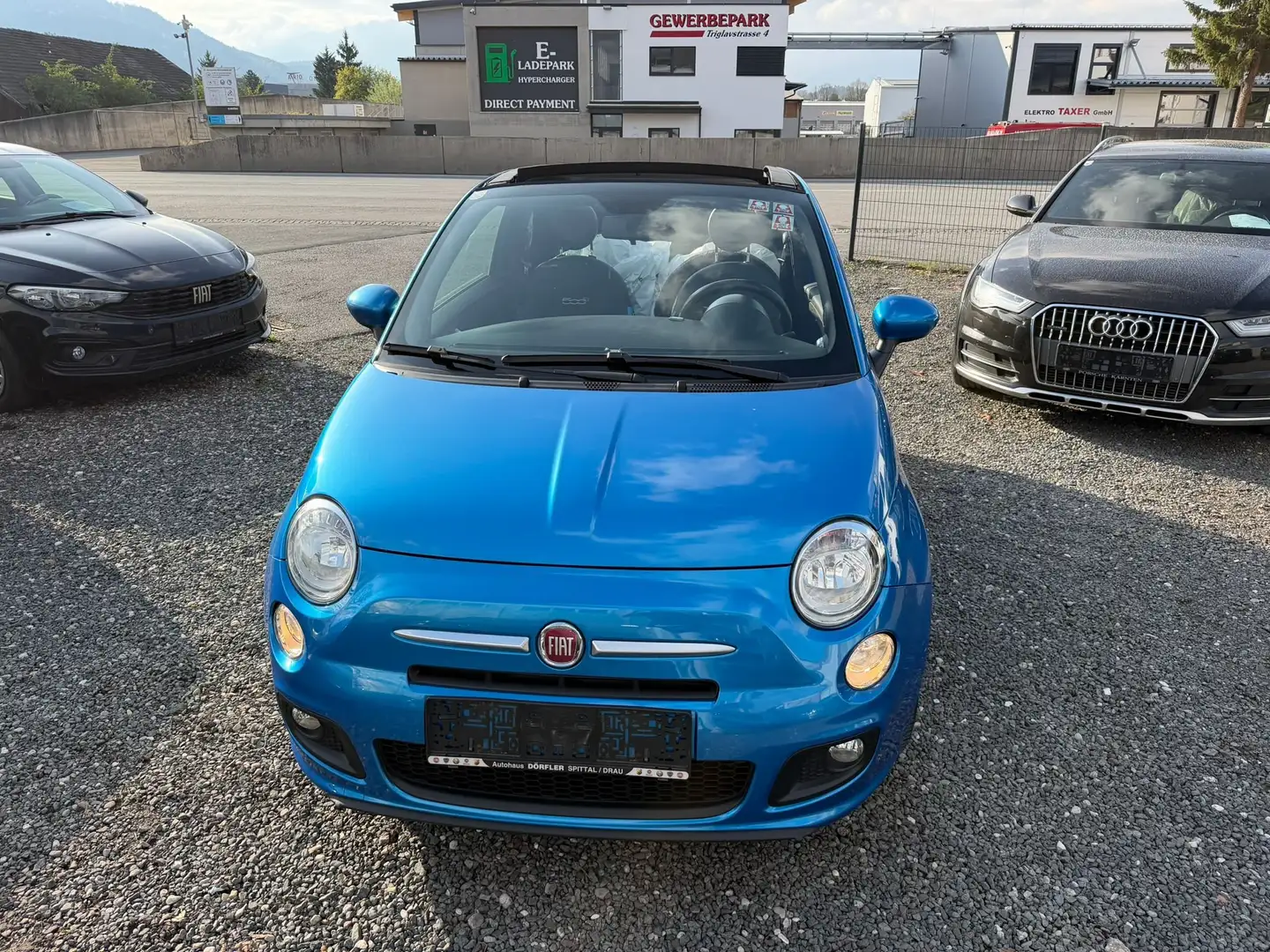 Fiat 500C CABRIO Blau - 1