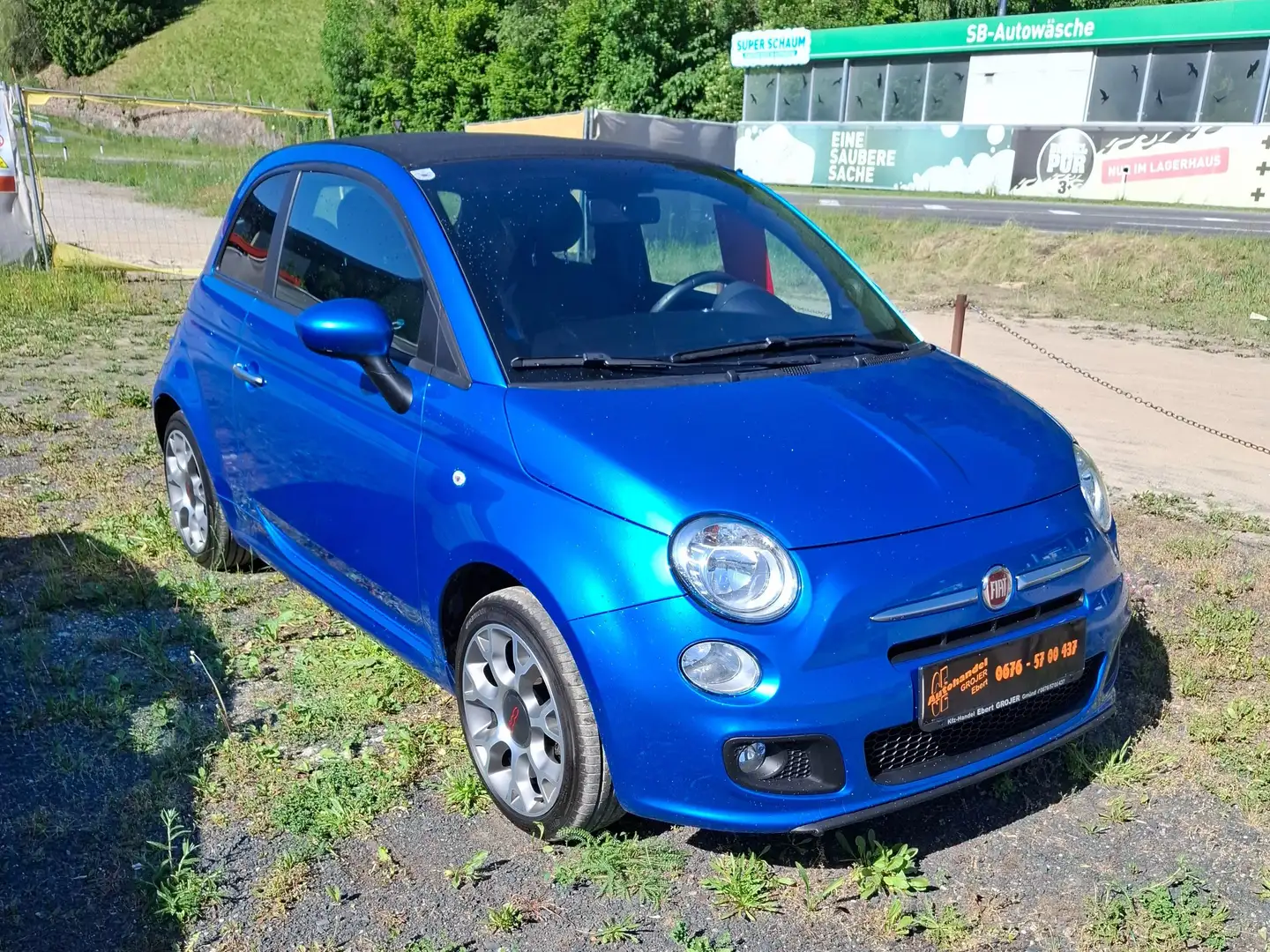 Fiat 500C CABRIO Blau - 2