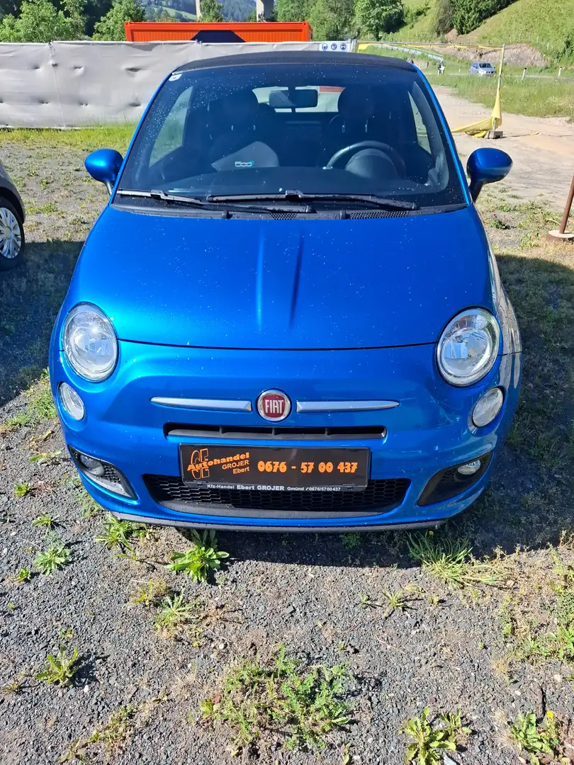Fiat 500C CABRIO Blau - 1