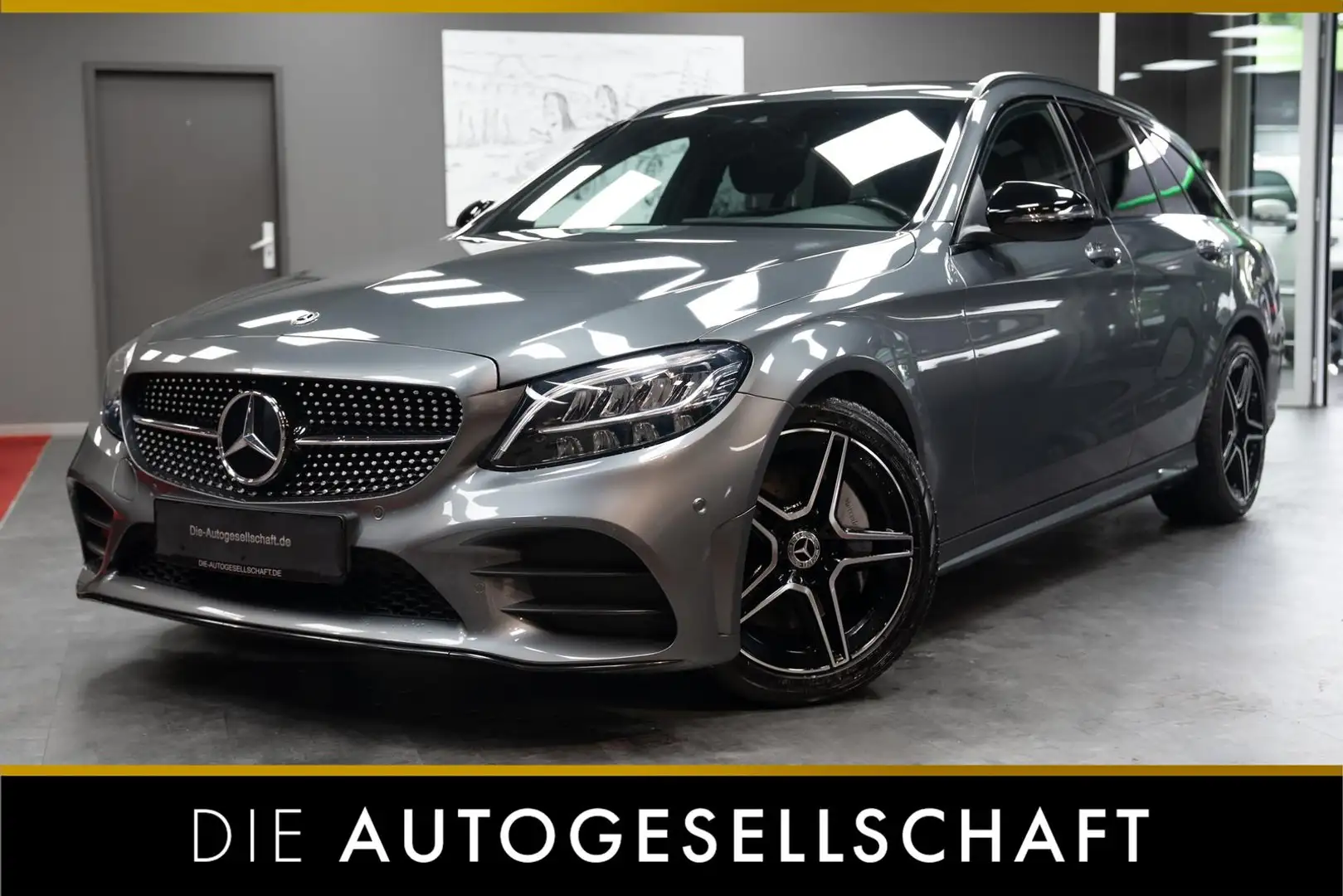 Mercedes-Benz C 300 T AMG-LINE *LED*NAVI*LEDER*KAMERA*NIGHT* Gris - 1
