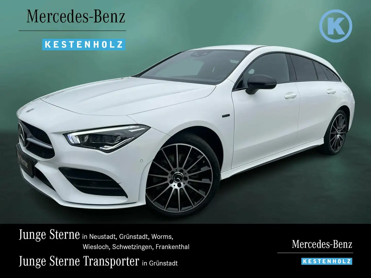 Mercedes-Benz CLA 250 CLA 250 e SB AMG+EDI20+NIGHT+KAM+SOUND+AMBI+MLED Weiß - 1