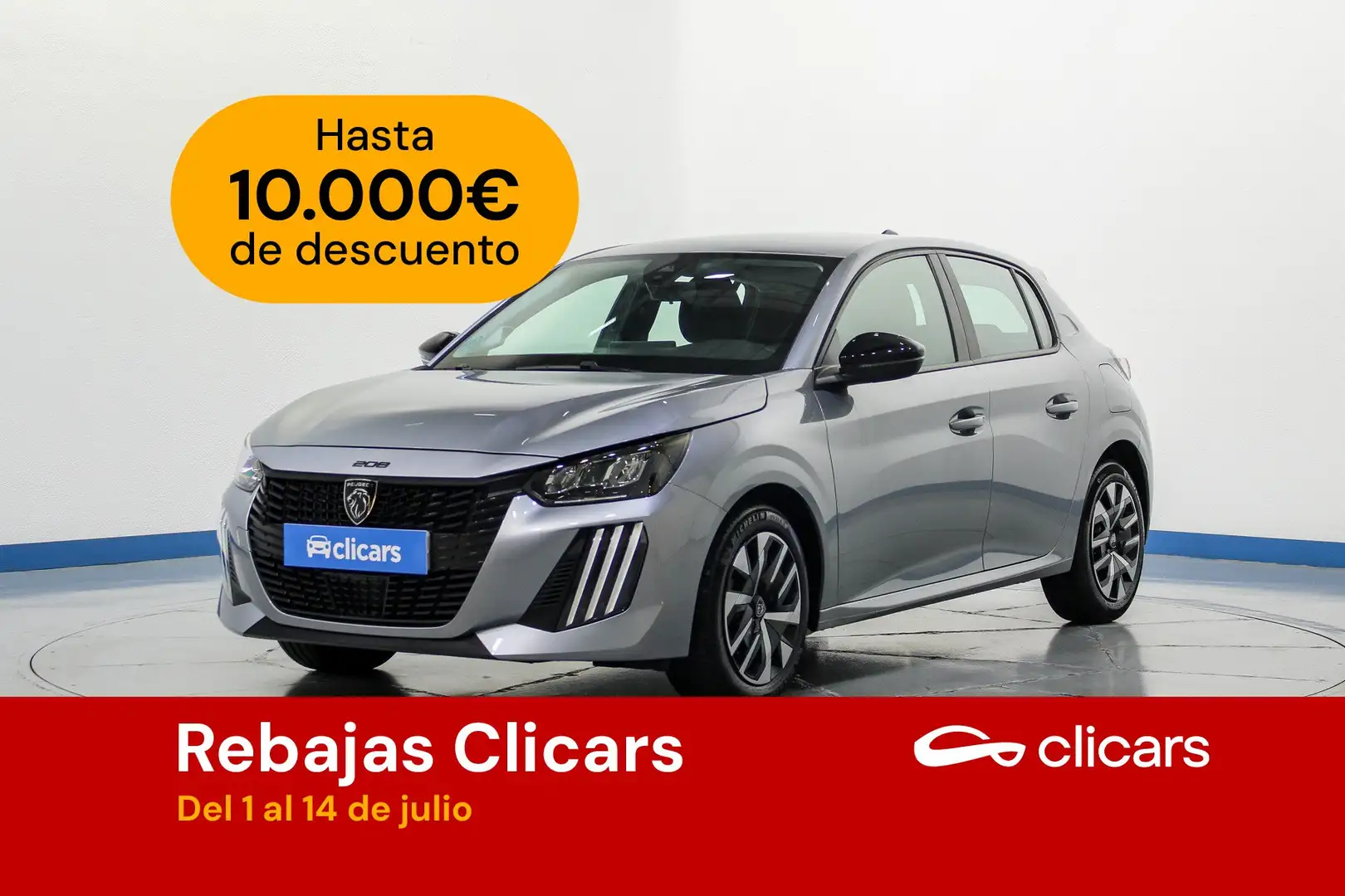 Peugeot 208 1.2 Puretech S&S Active 100 Срібний - 1
