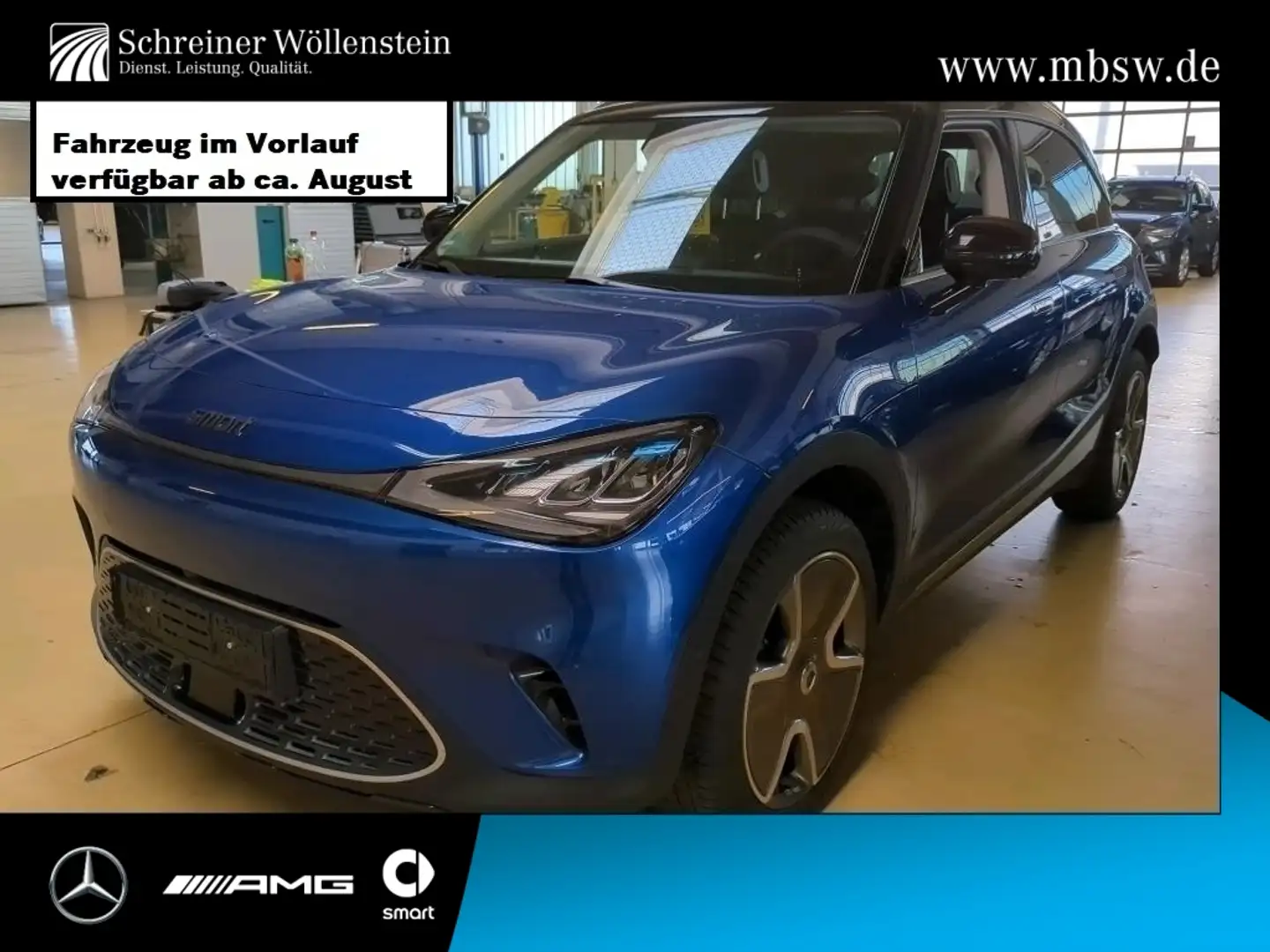 smart #1 Pulse AWD  360°*HUD*Pano*LED*SHZ*Distr*Wärmep Blau - 1