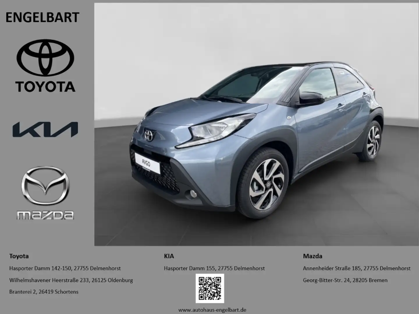 Toyota Aygo X 1.0 Teamplayer Sitzheizung Rückfahrkamera Grau - 1