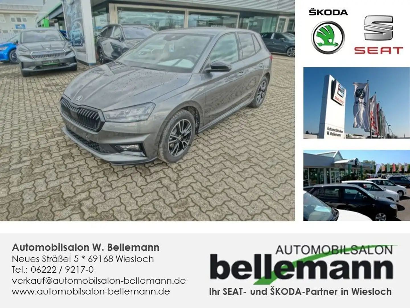Skoda Fabia Monte Carlo 1.0 TSI DSG Grau - 1