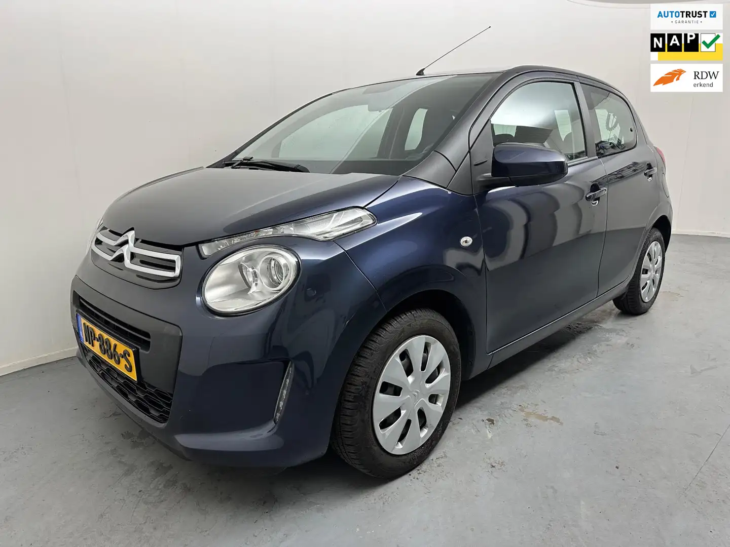 Citroen C1 1.0 e-VTi Selection # Airco # 47 dkm # Nap Blauw - 1