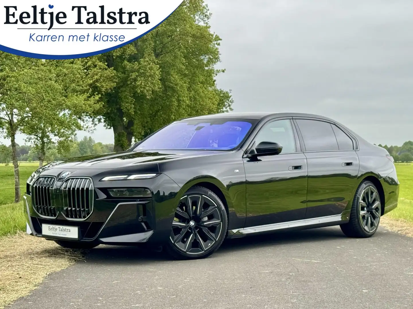 BMW 740 7-serie 740d xDrive M-sport|B&W|21"|Elektr. deuren Czarny - 1