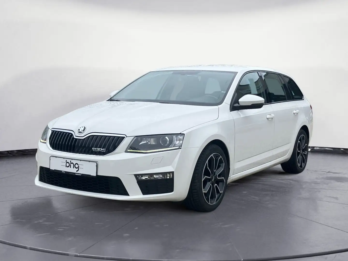 Skoda Octavia Combi 2.0 TDI DSG RS 4x4 Blanc - 2