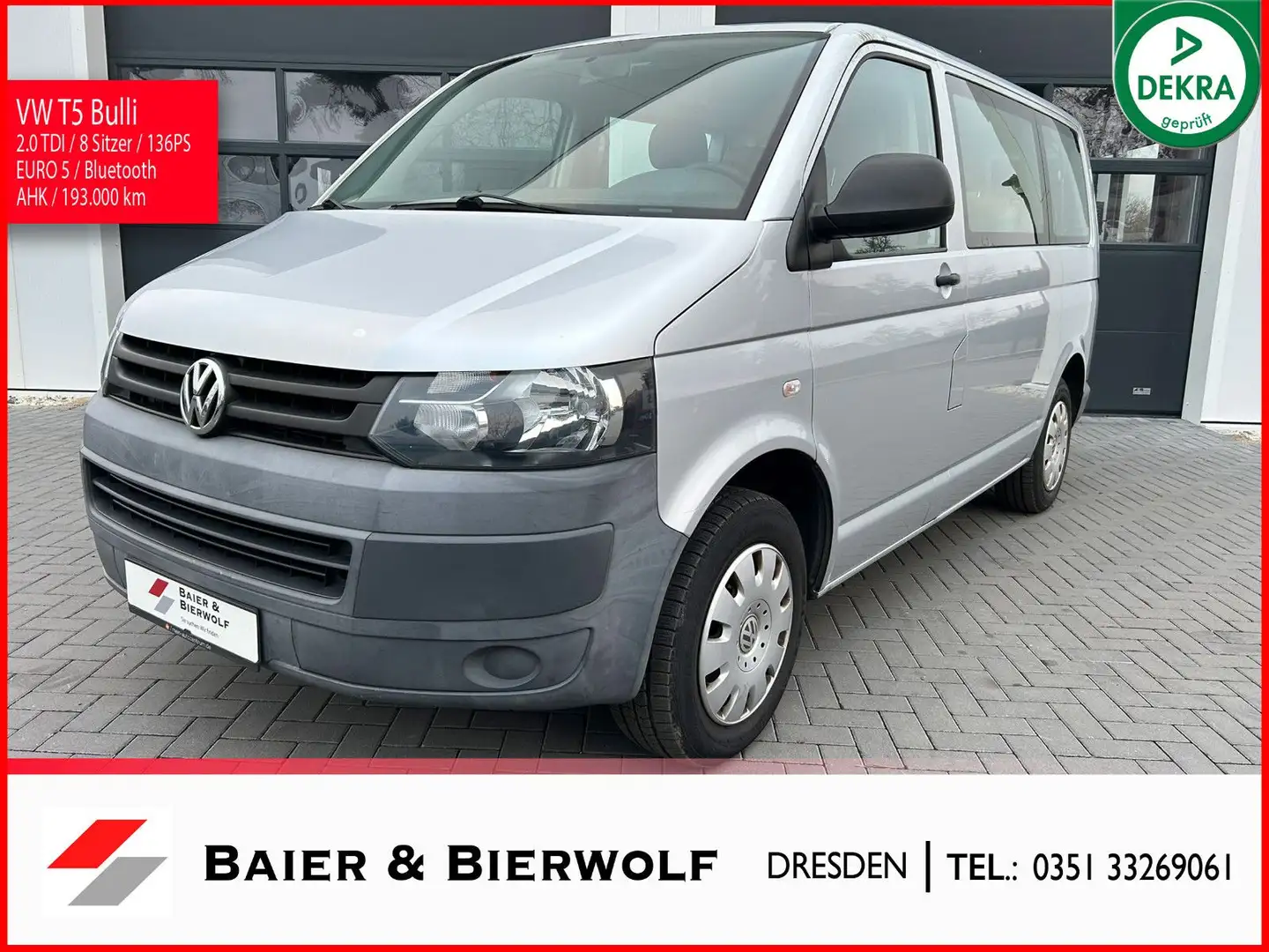 Volkswagen T5 Caravelle 8 Sitze 103kw / 140PS Klima AHK Noir - 1