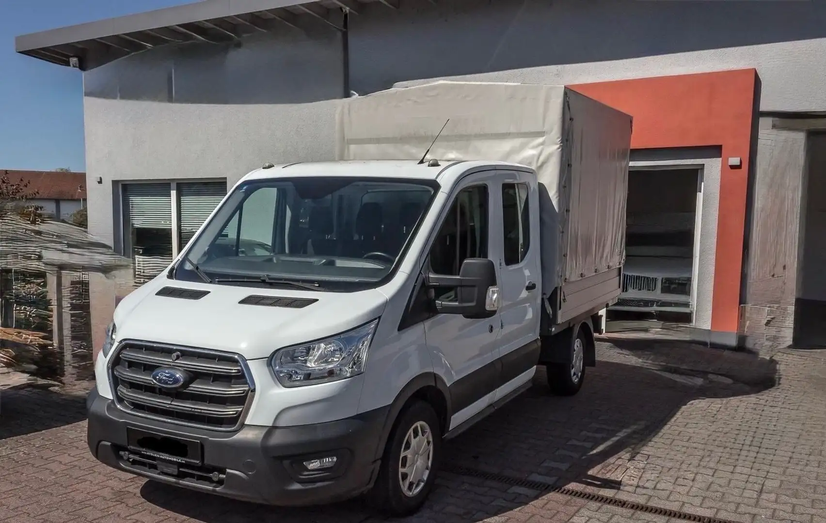 Ford Transit Pritsche 350 L2 Doppelkabine Trend Weiß - 1