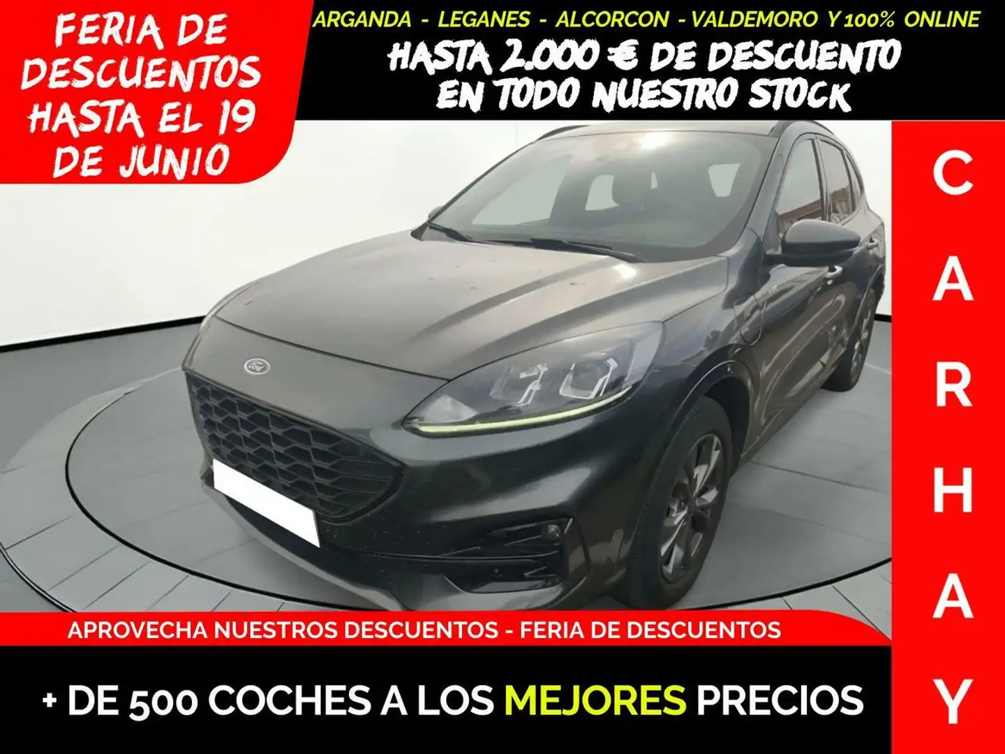 Ford Kuga ST-LINE 2.5 DUR.PHEV 225 Gris - 1