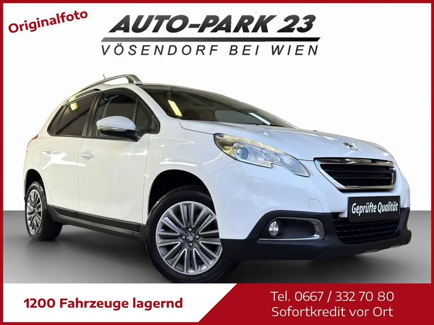 Peugeot 2008 1,6 e-HDi**NEUES-PICKERL2/2027**MOD2015 Weiß - 1