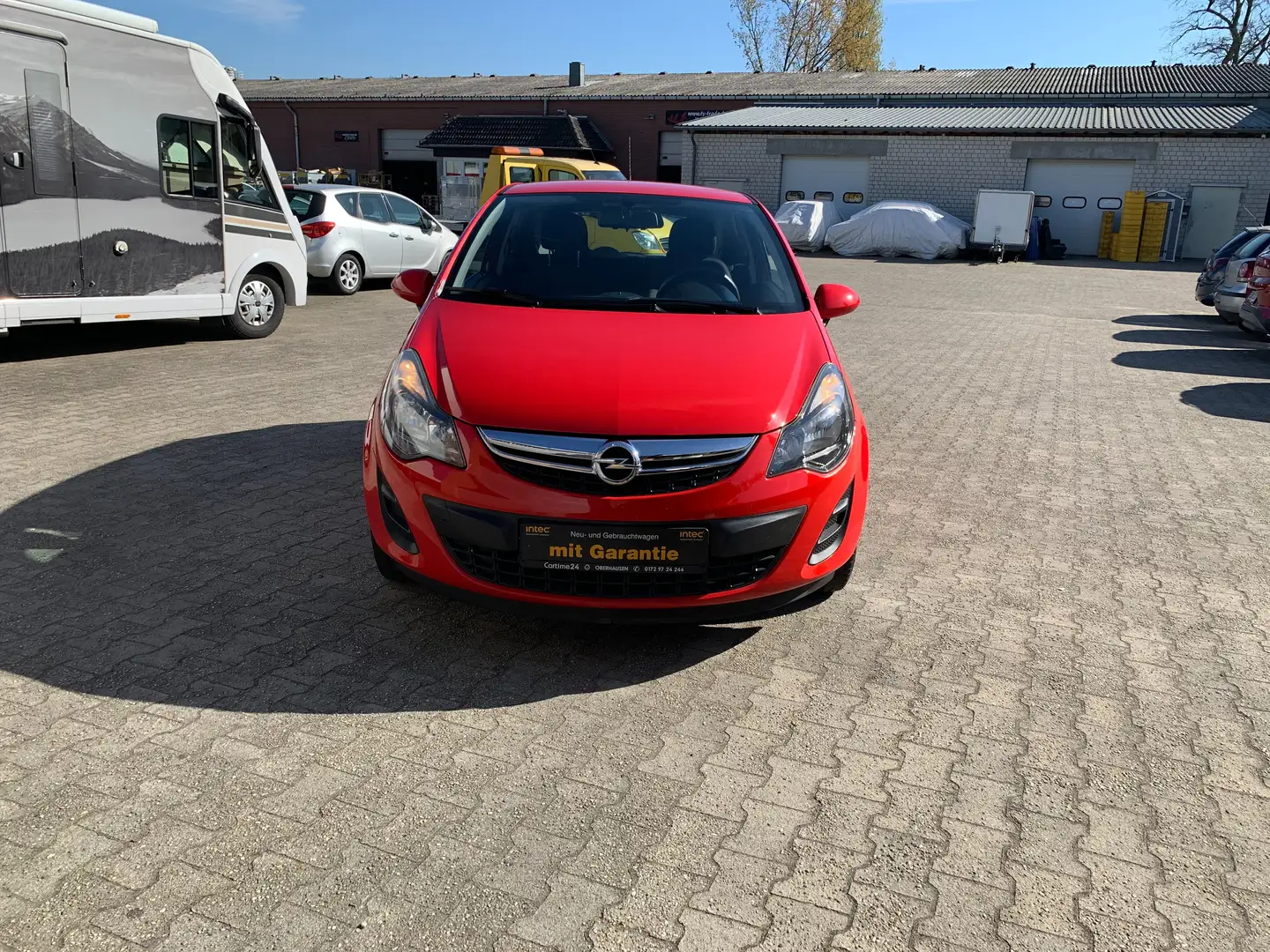 Opel Corsa Edition Klima EFH Tüv neu Rot - 2