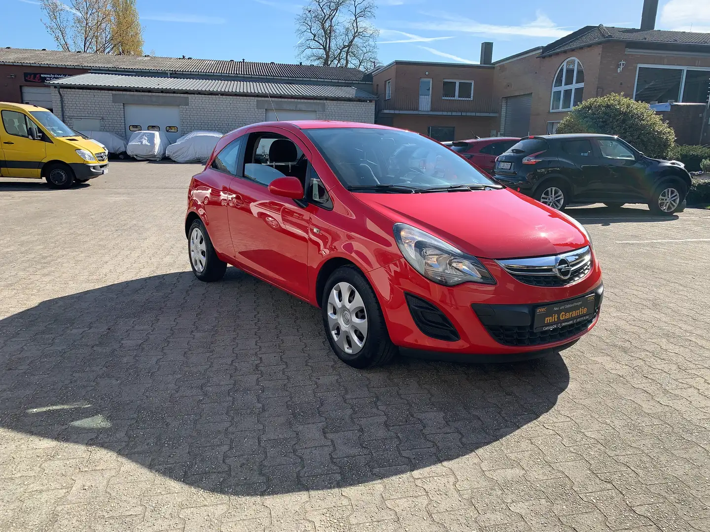 Opel Corsa Edition Klima EFH Tüv neu Rot - 1