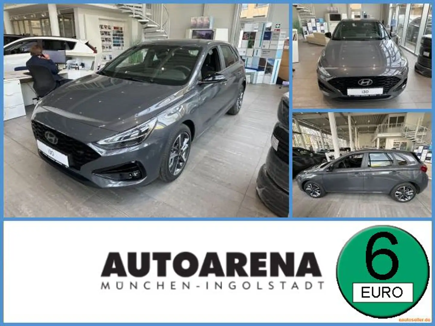 Hyundai i30 1.5 T-GDI Advantage Plus-Paket Navi, RückCam Grau - 1
