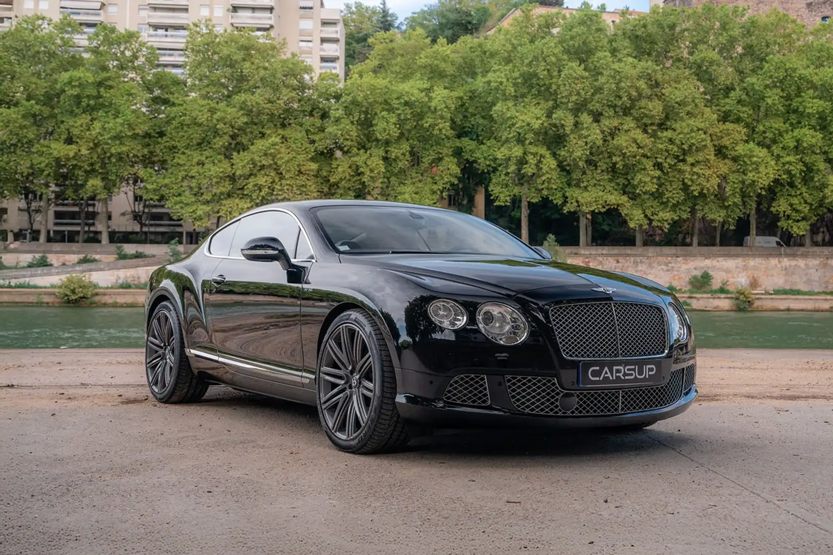 Bentley Continental GT Speed W12 Mulliner 625cv Schwarz - 1