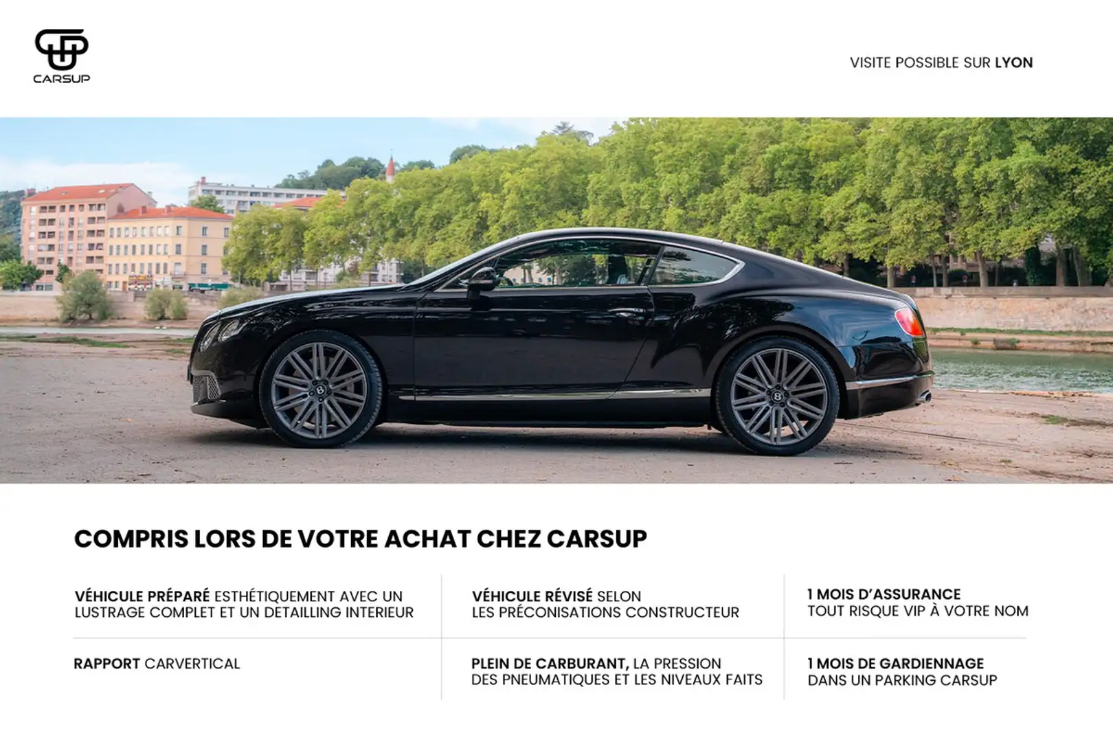 Bentley Continental GT Speed W12 Mulliner 625cv Schwarz - 2