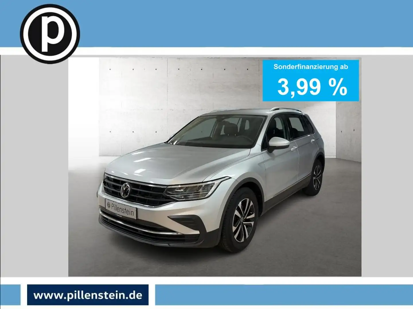 Volkswagen Tiguan UNITED 1.5 TSI DSG KAMERA NAVI ACC SHZ Silber - 1