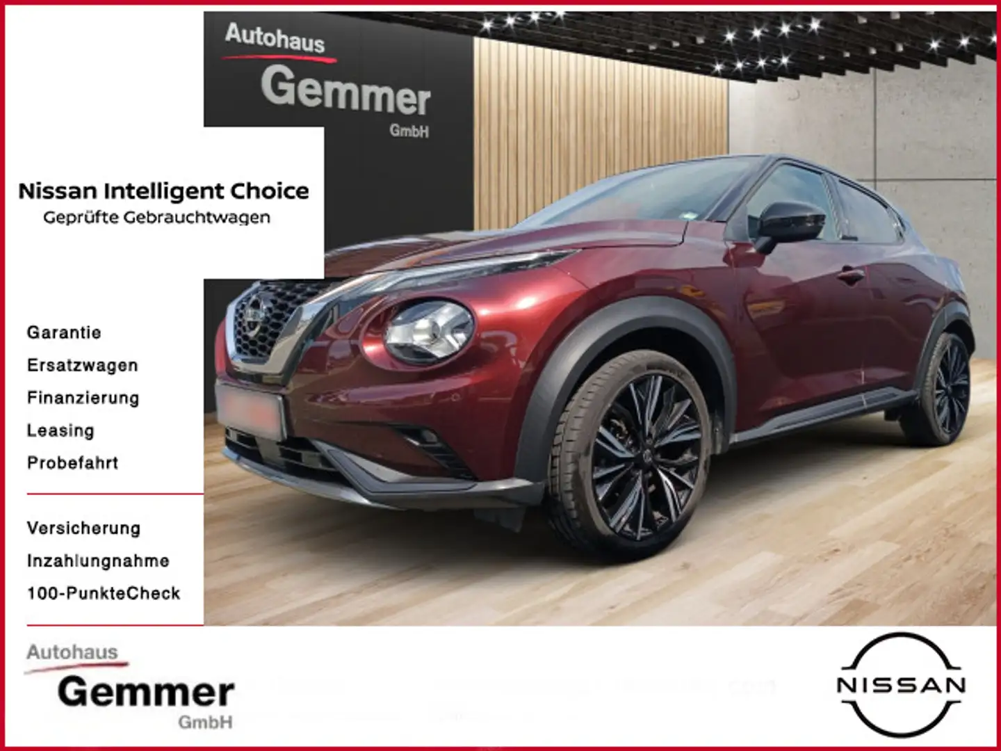 Nissan Juke JUKE 1.0 DIG-T 114 PS 7DCT N-Design AHK Schwarz - 1