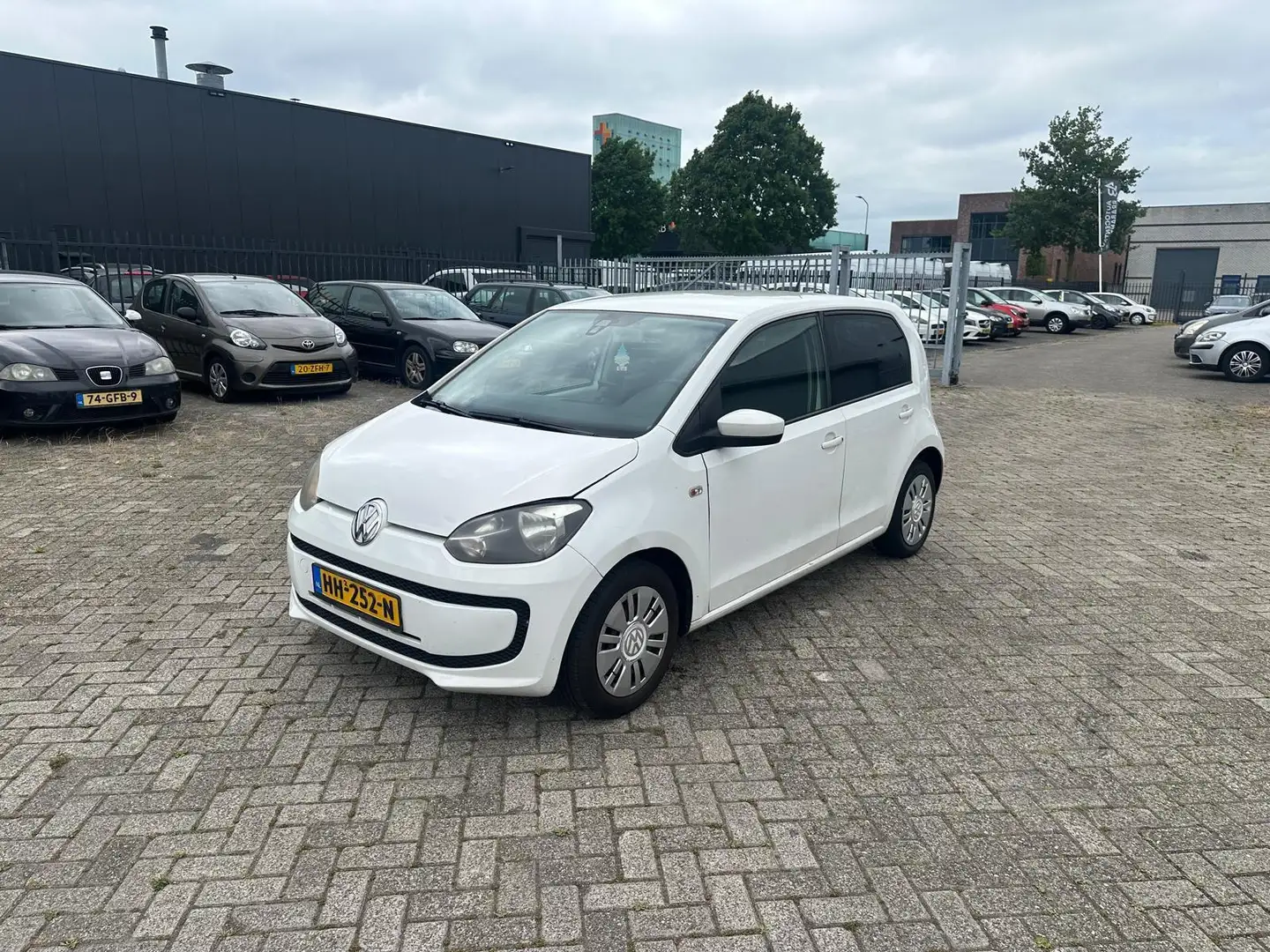 Volkswagen up! 1.0 move up! BlueMotion NL-auto, NAP, Airco, INRUI Blanc - 1