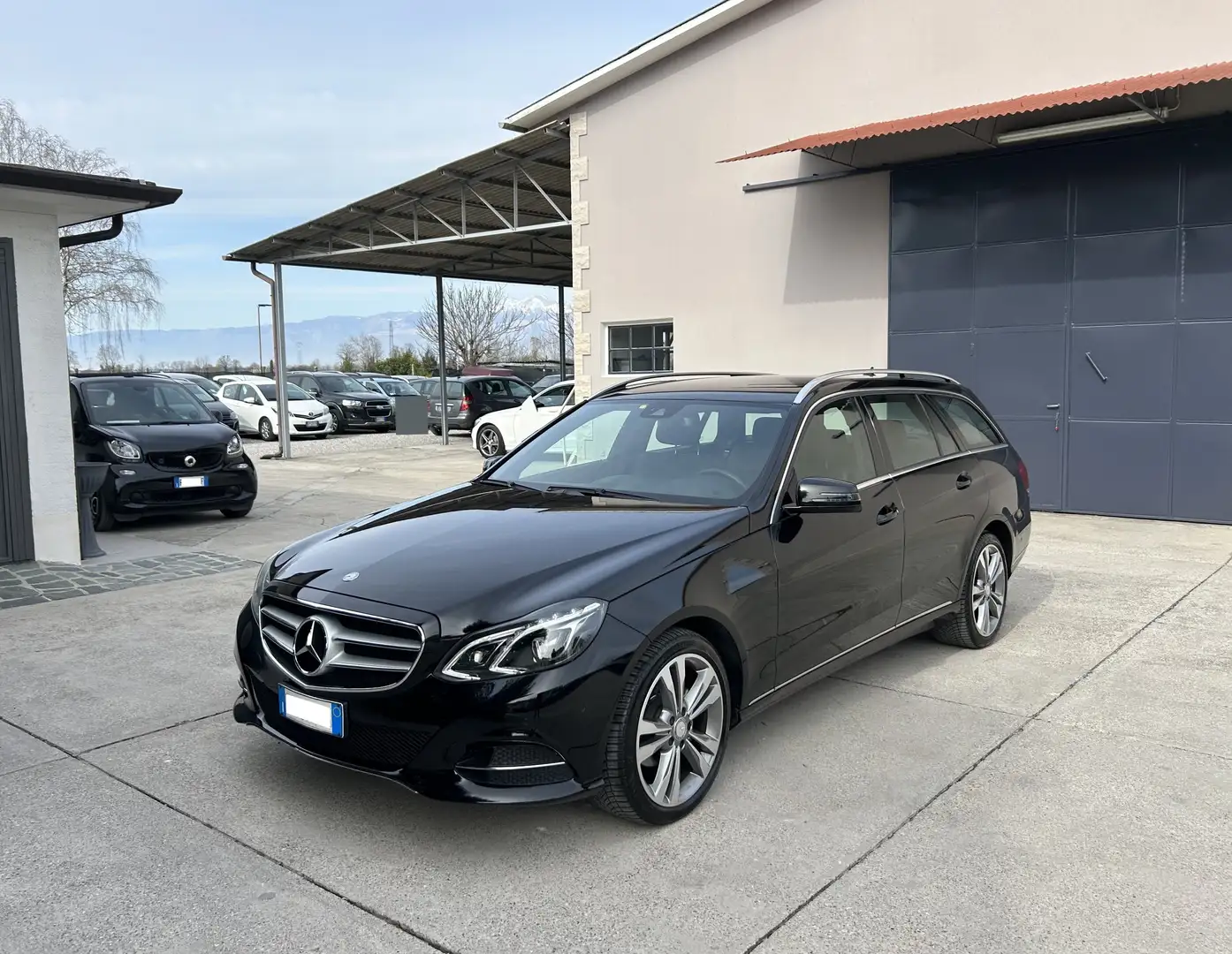 Mercedes-Benz E 220 cdi SW Premium Full Opt. euro5 Tagliandi Mercedes Negro - 1