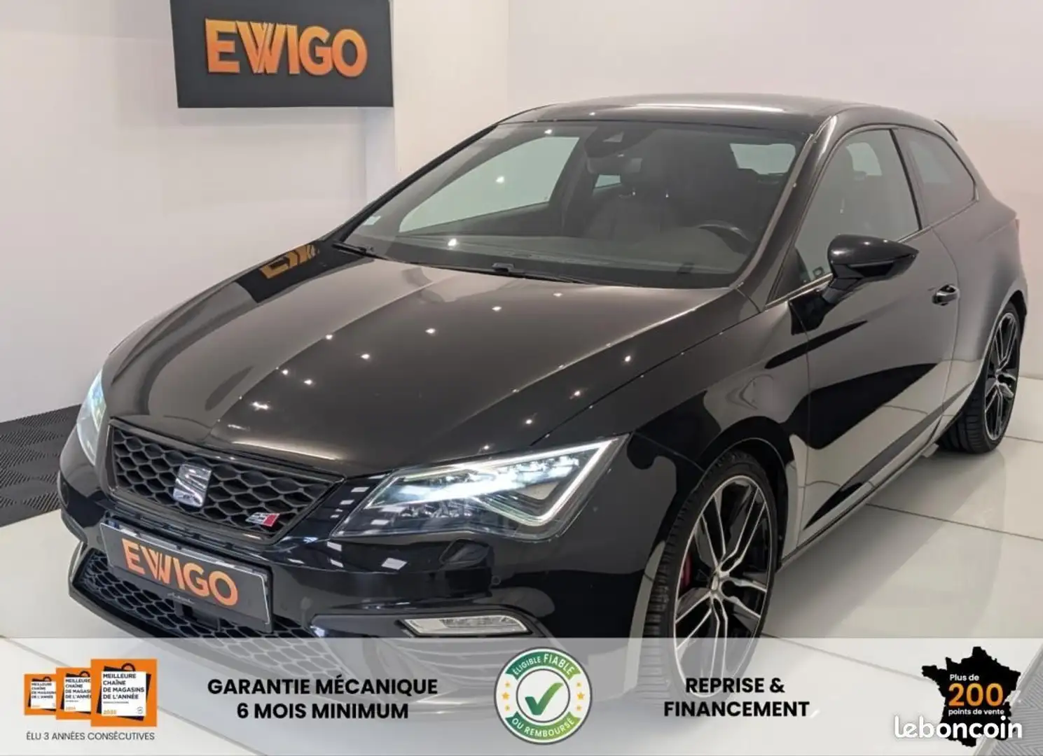 SEAT Leon 2.0 TSI 300ch CUPRA DSG 6 Noir - 1